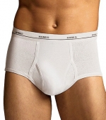 Hanes 3-Pack Big Man White Cotton Basic Brief